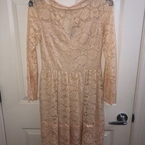 NORDSTROM RACK cream lace dress!